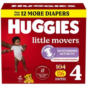 Huggies Little Movers Taille 4 (116 pièces) - Product Image 2