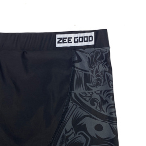 Pantalones cortos MMA de buena calidad para hombre Impresión de logotipo personalizado Grappling Vale Tudo Shorts Compresión MMA ecológica - Product Image 5