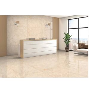 ผ้ากันลื่นคุณภาพสูงกระเบื้องพอร์ซเลนสีเบจ600x1200สำหรับห้องน้ำวิลล่าโรงเรียน - Product Image 1