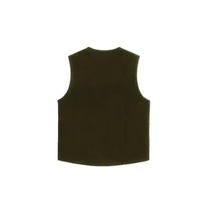เสื้อกั๊กคอร์ดูรอยสะท้อนแสงสำหรับงานอุตสาหกรรมและงานก่อสร้างขายส่ง - Product Image 2
