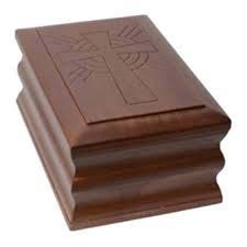Urnas de cremación de madera hechas a mano modernas para urnas funerarias y funerarias decorativas masculinas y femeninas a bajo precio - Product Image 1