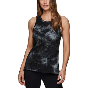 Women Printed Tops Supplier Active Fashion Basics Regular Length Super Soft Yoga Tank Top Custom Graphic Tank Top