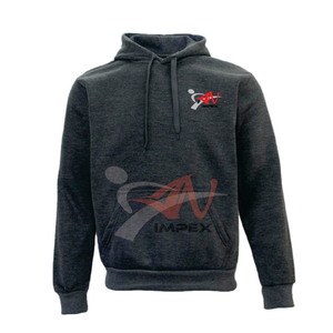 คุณภาพสูงที่กําหนดเองการพิมพ์โลโก้ผู้ชายเสื้อสวมหัว Hoodie วัสดุที่กําหนดเองยืดหยุ่นผู้ชายเสื้อสเวตเตอร์ Hoodie - Product Image 6