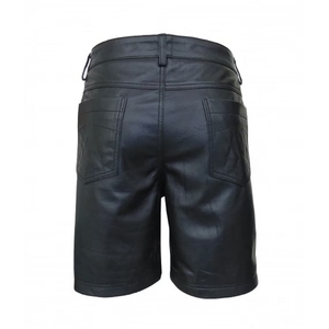 Pantalones Cortos de Cuero para Hombre, Corte Slim Fit, Casuales, con Tela de Lona, Venta al Por Mayor, Precio Económico para Compradores al Por Mayor - Product Image 3
