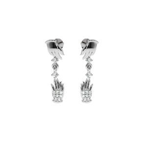 ต่างหูเพชรทอง ajretail-0.12กะรัต | Hi สี VS-SI ความคมชัด - Product Image 4