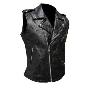 Chaleco de Cuero Urbano, Ligero, Corte Relajado, Personalizable con Marca, Ideal para Combinar en Moda Urbana y Estilo Diario - Product Image 1