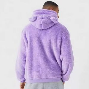 Sweatshirts à capuche à manches bouffantes imprimés pour adolescents, hauts à manches longues tendance, sweats décontractés, automne-hiver, 100% coton - Product Image 4