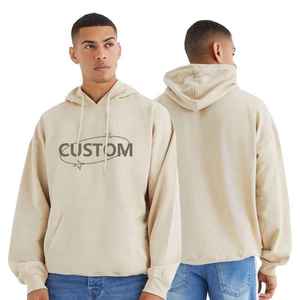 Sudaderas con Capucha para Hombre, Diseño Premium, Estilo Urbano, Algodón Básico de Lujo, Mezcla de Algodón, Tejido Grueso, Estampado Personalizado, Talla Grande - Product Image 1