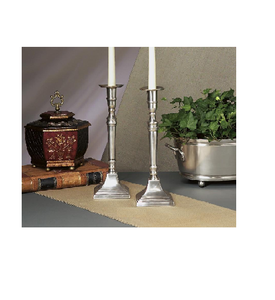Fancy Design Metal Brass Pewter Candle Stand - Product Image 1
