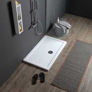 Aosta 120X70 Rectangular Acrylic Shower <b>Tray</b> <b>Bath</b> & Toilet Supplies - Product Image 4