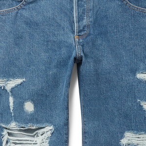 Pantalones cortos desgastados de moda con opción de etiqueta personalizada Ajuste casual Ideal para ropa de calle de verano - Product Image 6