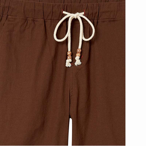 Personalizado al por mayor novedad de verano Pantalones cortos para hombre de algodón orgánico pantalones cortos para correr para hombre Jersey personalizado pantalones cortos de sudor pantalones de hombre con cordón - Product Image 6