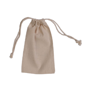 ถุงผ้าฝ้ายแคนวาสแบบมีเชือกผูก สำหรับใส่เทียนหรือเครื่องประดับ เป็นมิตรกับสิ่งแวดล้อม พิมพ์โลโก้ได้ตามต้องการ เหมาะสำหรับใส่สบู่หรือของขวัญอื่นๆ - Product Image 4