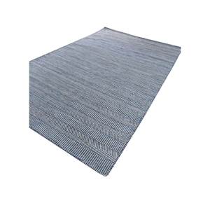 Abrash ADWV-13079 Blue Striped Wool & Viscose Flat Weave <b>Rugs</b> for Home Use - Product Image 2