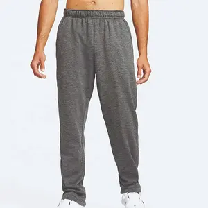 Großhandel gerader weites Bein Hosen lockere Passform Polyester-Jeksey Jogginghosen Baggy Track Jogginghosen für Herren