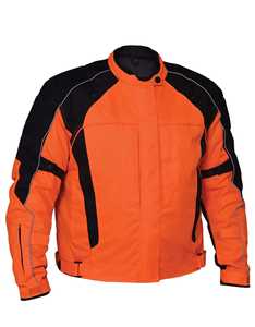 Ropa de seguridad para montar en bicicleta para hombre, chaqueta textil para motocicleta, ropa de carreras personalizada, chaqueta Cordura con tiras reflectantes - Product Image 3