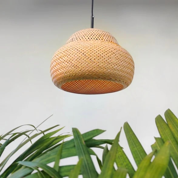 Moderne Lampen schirm Anhnger LED Decke Bambus Licht Rattan Outdoor  Hngelampen Leuchte String Pole Lampe Fisch Flamme Solar Licht| Alibaba.com