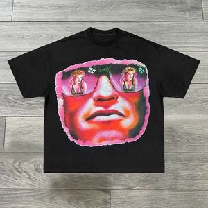 Unisex Casual 100% Premium algodón tejido camiseta Super Heavy 220g grueso de gran tamaño hombro caído recortado Boxy Fit sólido - Product Image 2