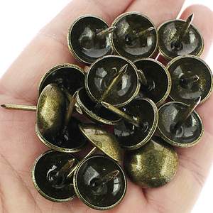 Clous de canapé d'ameublement en laiton antique pour punaises de meubles boutons de canapé en fer quincaillerie décoration clous de canapé - Product Image 5