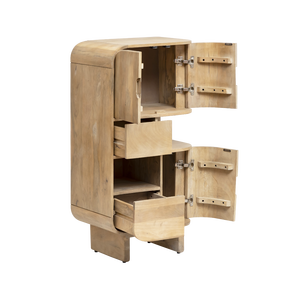 Aparador alto de madera de mango Yoni - Product Image 4