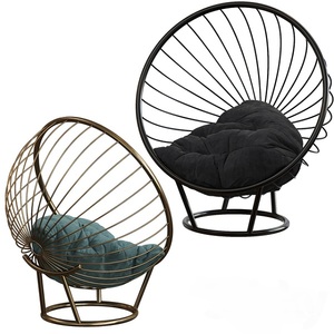 Fer décoratif de haute qualité, chaise de salon confortable, chaise de salon en fer métallique pour salle à manger - Product Image 3