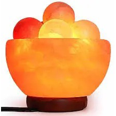 Lámpara de Sal Rosa del Himalaya Hecha a Mano, Ecológica, Profesional, de Alta Calidad, con Base de Madera, Personalizable y Natural - Product Image 2