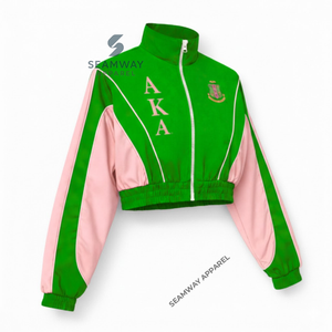 เสื้อแจ็คเก็ตกันลม Alpha Kapa Alpha น้ำหนักเบา สไตล์ลำลอง ทันสมัย เหมาะสำหรับกิจกรรมกลางแจ้ง ป้องกันลม แบบซิป สำหรับผู้หญิง - Product Image 1