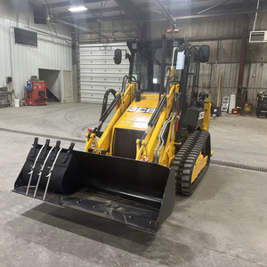 Minicargadora JCB con Ruedas, 75 KW, Amarilla, con Accesorio de Cucharón, Alto Momento de Carga - Product Image 1