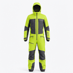 Combinaison de ski pour homme personnalisée, imperméable, coupe-vent, thermique, combinaison de snowboard, veste de sport d'hiver en plein air - Product Image 1