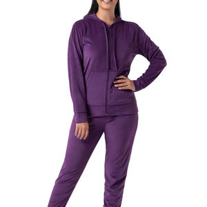 Cómodo chándal con cremallera Último diseño con elegante chándal de mujer para uso diario - Product Image 1