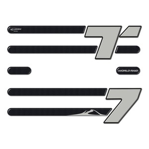 Adesivo Protettivo 3D Compatibile con Yamaha Tenere 700, Sezione Centrale per Bauletto, Decalcomanie Protettive per Moto - Product Image 2