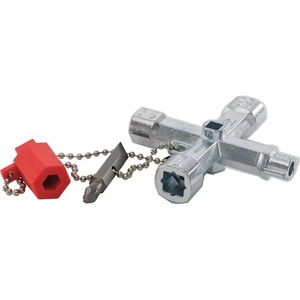 Doublehead Key for <b>Switch</b> Cabinet 11 Functions with Bit <b>Adapter</b> SCHUEBO Hex Keys - Product Image 1