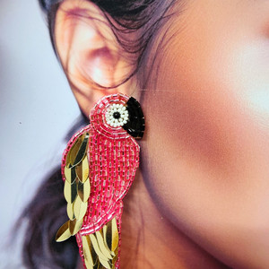 ต่างหูห้อยประดับลูกปัดรูปดอกไม้หลากสีสัน งานแฮนด์เมด สไตล์คลาสสิก สำหรับทุกเพศ เหมาะสำหรับงานปาร์ตี้ แฟชั่น ขนาดสั่งทำได้ รุ่น 2025 - Product Image 3