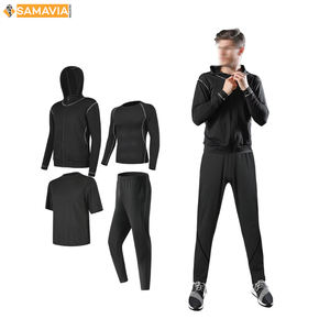 Conjunto Deportivo de Verano de Manga Larga de Forro Polar Transpirable para Hombre y Mujer, 100% Poliéster, Corte Regular, Samavia Industry 220g - Product Image 6