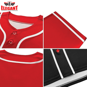 2025 Pakistán hecho en diferentes colores contrastados último diseño mejor calidad más tamaño deportivo equipo desgaste camisetas de béisbol - Product Image 4