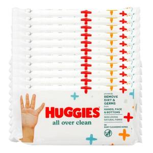 ผ้าเช็ดทําความสะอาดเด็ก HUGGIES ทําความสะอาดทั้งตัว 56 ผ้าเช็ดทําความสะอาด Huggies ต่อแพ็ค (10 แพ็ค) 560 ผ้าเช็ดทําความสะอาดรวม - Product Image 2