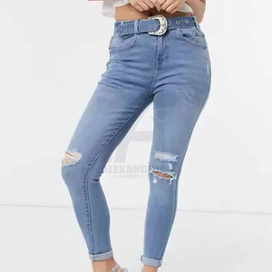 Pantalones vaqueros transpirables y ecológicos para mujer, los más vendidos, lavados, a precio económico, ligeros, de Alexandria Industries - Product Image 3