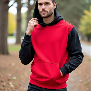 Customized Heavyweight <b>Fleece</b> Pullover <b>Men's</b> Hoodie Heavy Duty Knitted <b>Thick</b> Loose Fit Hoodie <b>Men</b> - Product Image 3