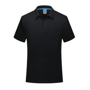 POLO confortable 100% polyester respirant absorbant l'humidité séchage rapide motif imprimé polos à manches courtes - Product Image 3