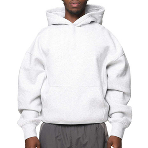 Sweat-shirts à capuche à épaules tombantes de style streetwear, coupe classique, brodés avec un logo personnalisé de haute qualité, 100% coton, 200 grammes, séchage rapide - Product Image 1