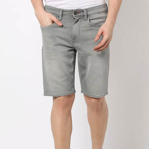 Shorts jorts unis multicolores à la mode pour hommes, taille élastique 100% coton, nouveau design pour vêtements d'extérieur, prix de gros - Product Image 1