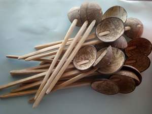 ช้อนเปลือกมะพร้าวซีลอน D&P สีดำและสีน้ำตาล อายุการเก็บรักษา 4 ปี - Product Image 2