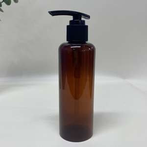 ขวดปั๊มแบบมีสายสะพายไหล่สำหรับสัตว์เลี้ยงสีน้ำตาลเข้มขนาด200มล. 24มม. 22ก. บรรจุภัณฑ์พลาสติกรูปทรงกระบอกกระบอกผลิตภัณฑ์ดูแลเครื่องสำอางได้รับการรับรองจาก9001 ISO - Product Image 3