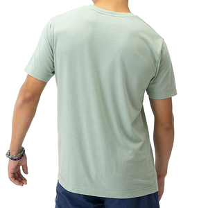 2025 nuevo estilo de verano, camiseta de diseño liso de Color a la moda para hombre, camiseta de manga corta personalizada, camiseta orgánica superior para hombre - Product Image 3