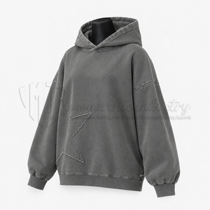 Sudadera con Capucha Gris para Mujer, 100% Algodón, Tejida, Informal, con Bolsillos, Estilo Urbano, Forrada, de Secado Rápido, para Otoño - Product Image 3