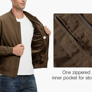 Chaqueta Casual para Hombre, Chaqueta de Moda para Primavera y Otoño, Nueva Chaqueta Bomber Slim para Hombre con Servicios OEM de Calidad a Bajo Precio - Product Image 4