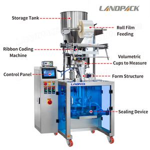 Máquina de Envasado y Empaquetado para Nueces, <span class=keywords><strong>Palomitas</strong></span> de Maíz, <span class=keywords><strong>Dulces</strong></span>, Lentejas y Chispas de Chocolate - Product Image 4