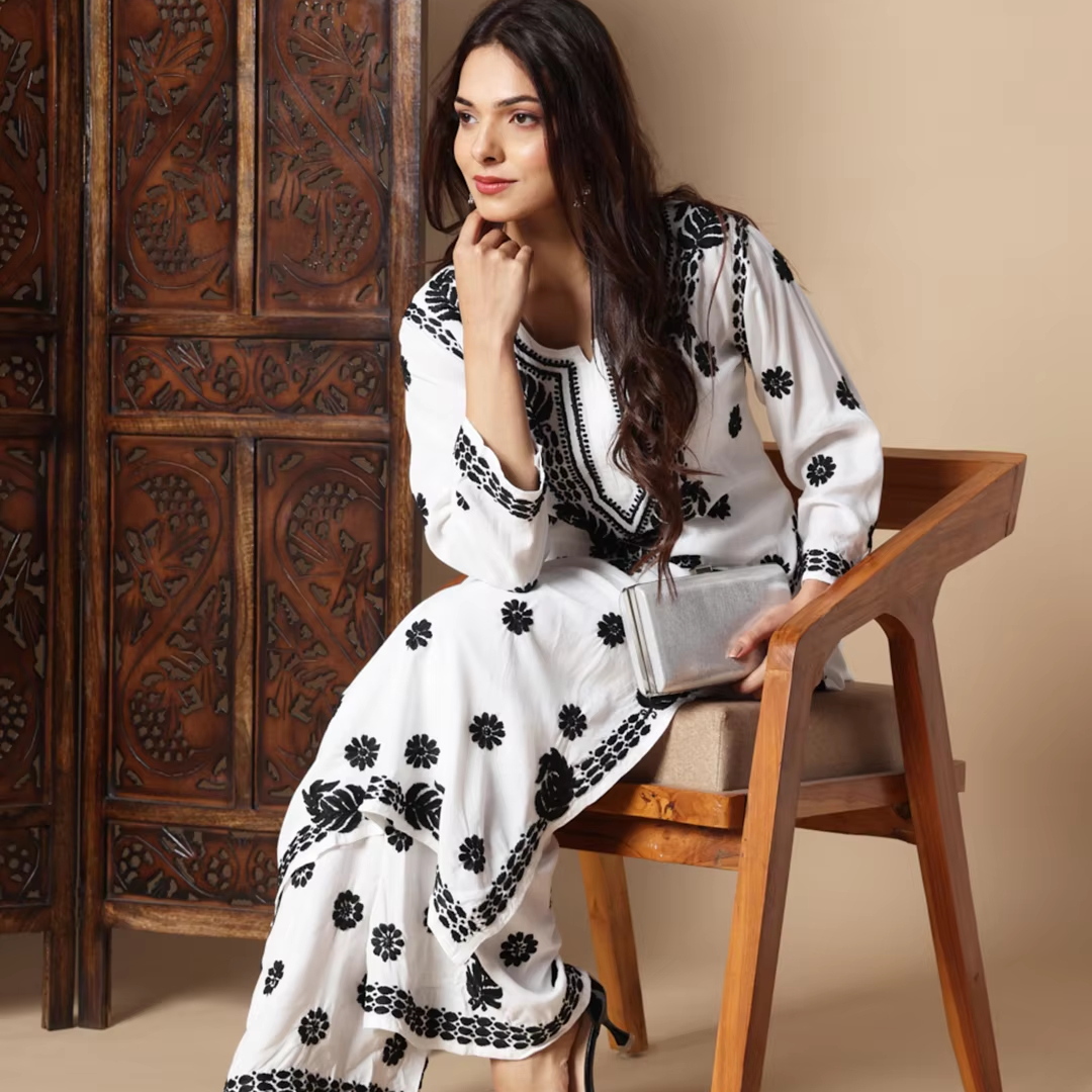 Luxury Chikan Dresses Elegant Handmade Clothing for Women