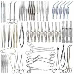 Juego de Cirugía Vascular Mayor, Certificado CE Clase I, Uso Hospitalario, 62 Piezas, Instrumentos Quirúrgicos de Acero Inoxidable, Fuente de Alimentación Manual - Product Image 5