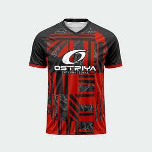 Personalized Team Football Digital Printing Front Logo Unisex <b>Soccer</b> Jersey Quick Dry Lightweight Plus Size Crew Neck Breathable - Product Image 3